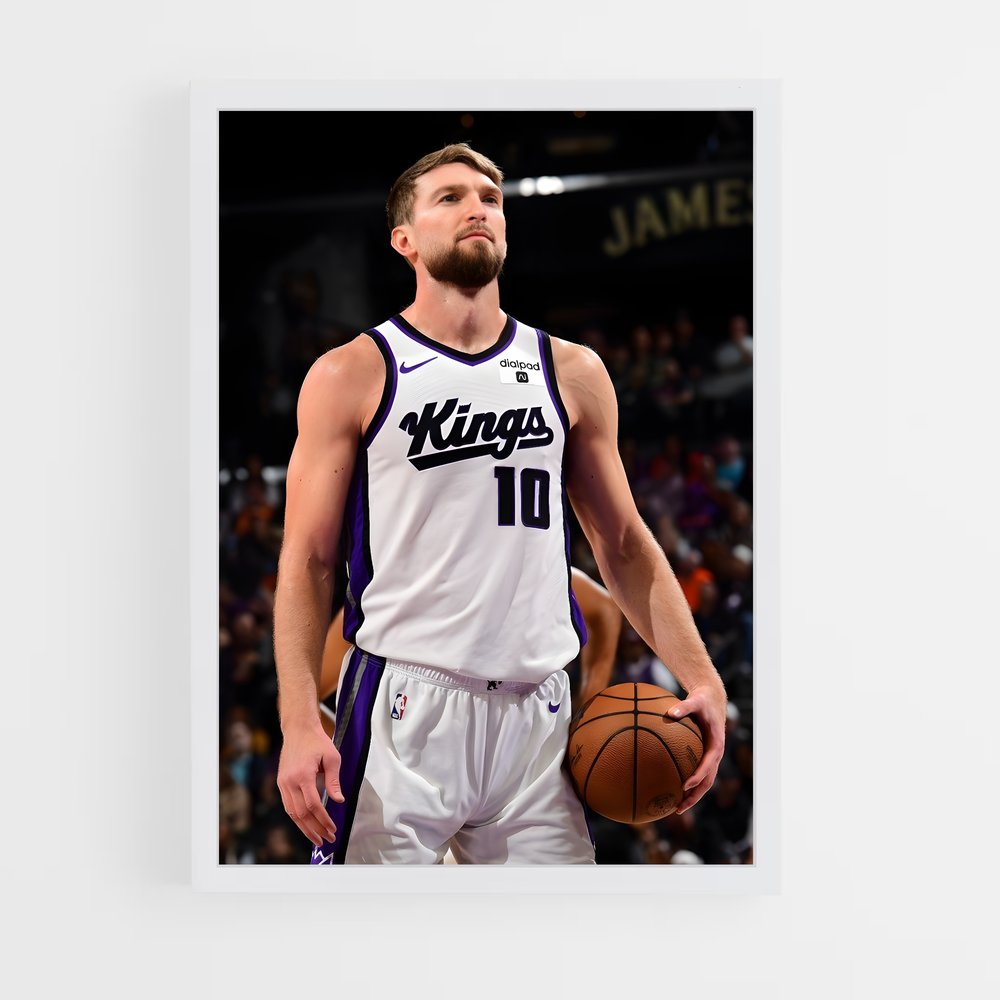 Poster Slam Dunk Sabonis – affiche Basketball (vue 3)